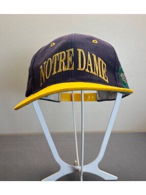 Vintage Notre Dame Hat Fighting Irish Cap The Game Officially Licensed Stains